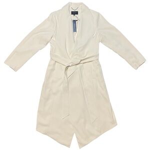 BCBGMaxAzria Belted Drape Wrap Coat Size NWT Size M
